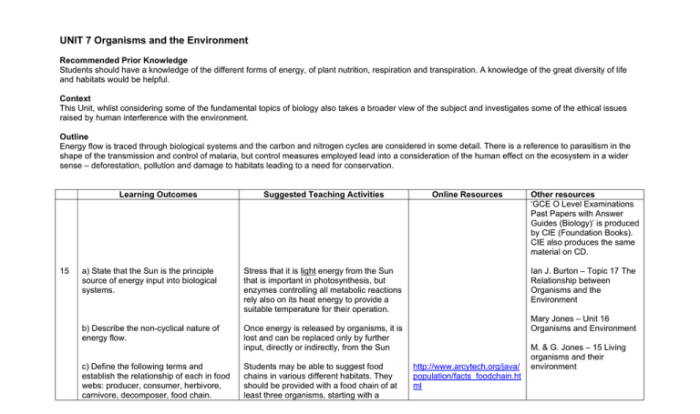 Living environment v202 answer key