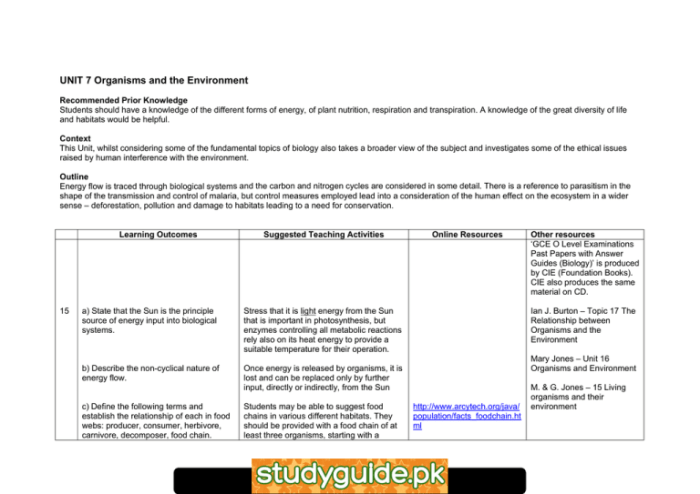 Living environment v202 answer key