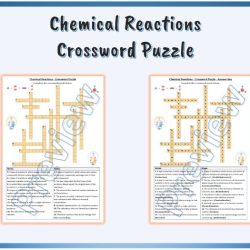 Chemical reactions crossword puzzle answers