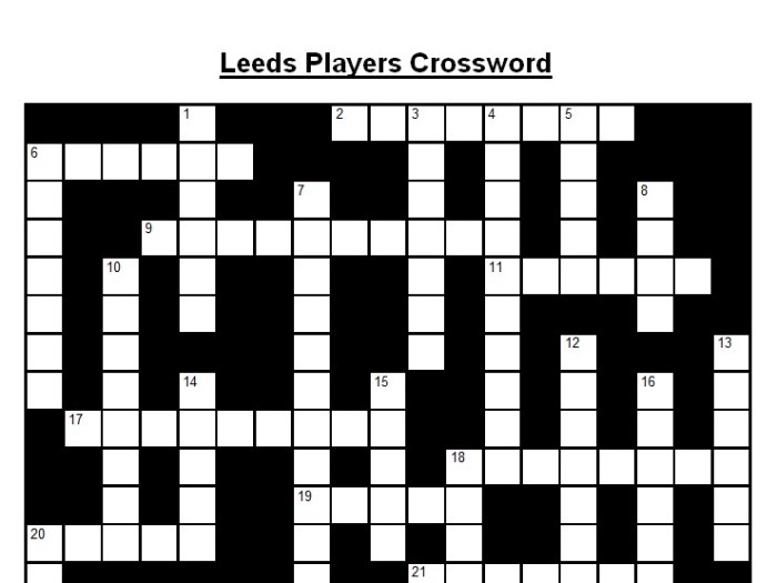 Soccer players protect them crossword