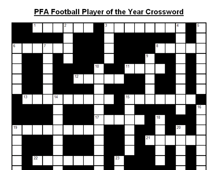 Soccer players protect them crossword