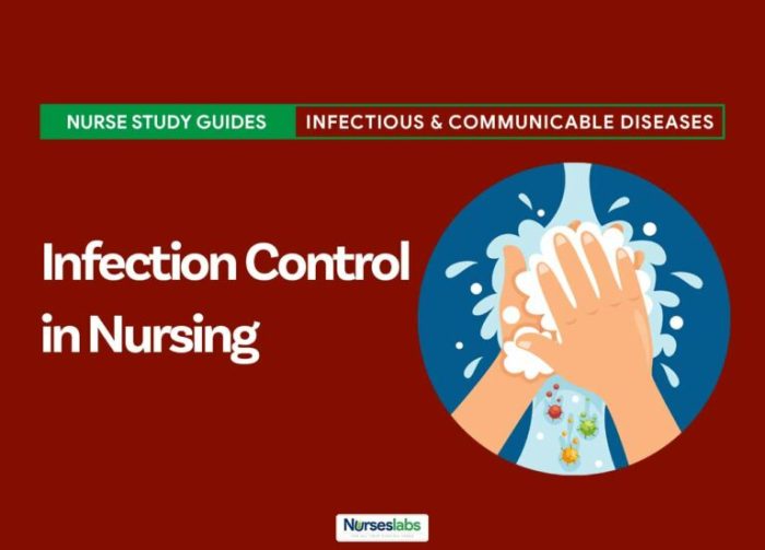 Infection prevention and control nclex questions