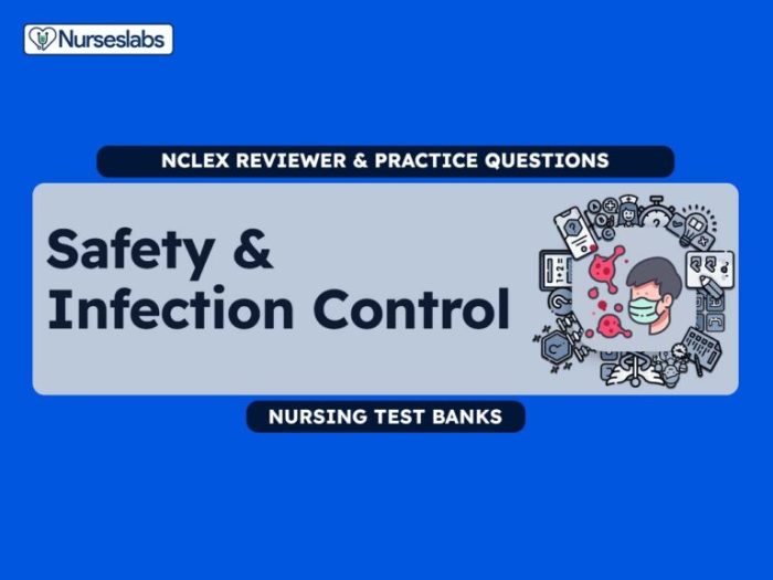 Infection prevention and control nclex questions